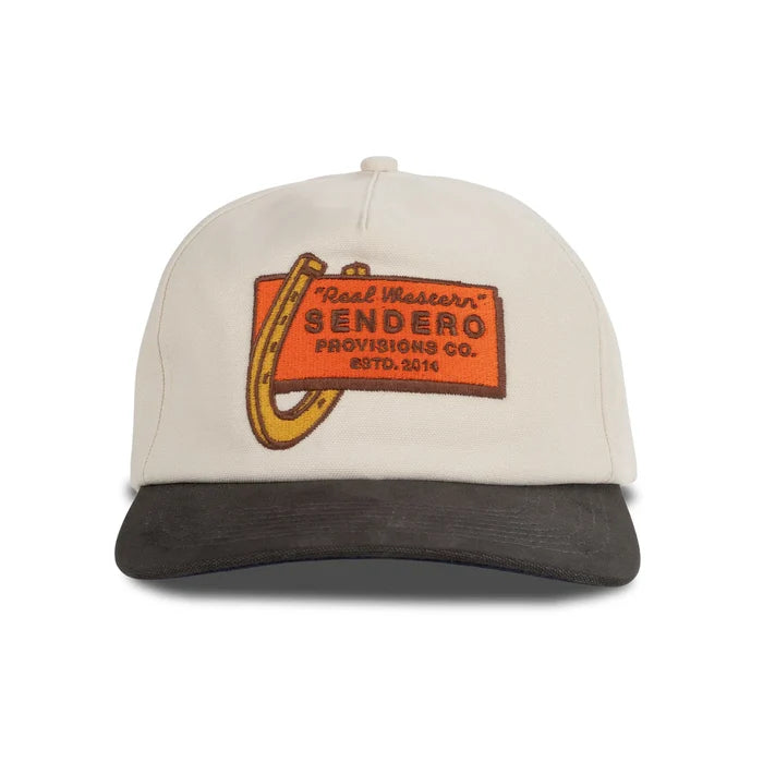 Sendero Provisions Co. Real Western Snapback Hat in Cream