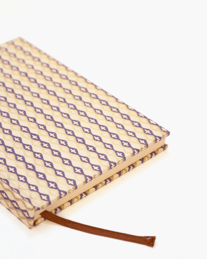Shogado Koto Koto Notebook, Classic Series, Eggplant and Gold Tachiwaku Cross
