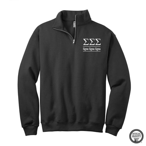 Sigma Sigma Sigma Quarter Zip Pullover