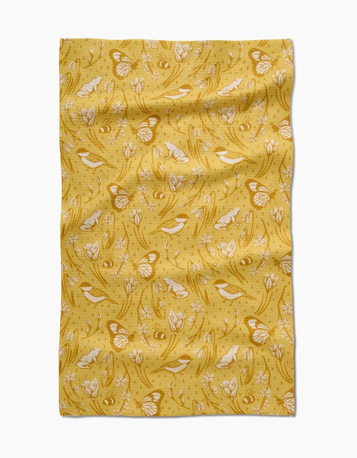 Signs of Spring Kitchen Tea Towel