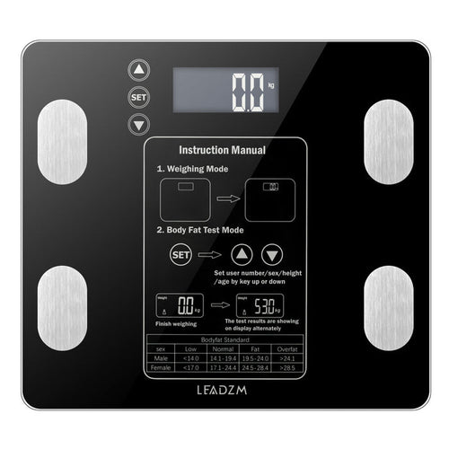 Smart Digital Bathroom Scale – LCD BMI Weight Tracker
