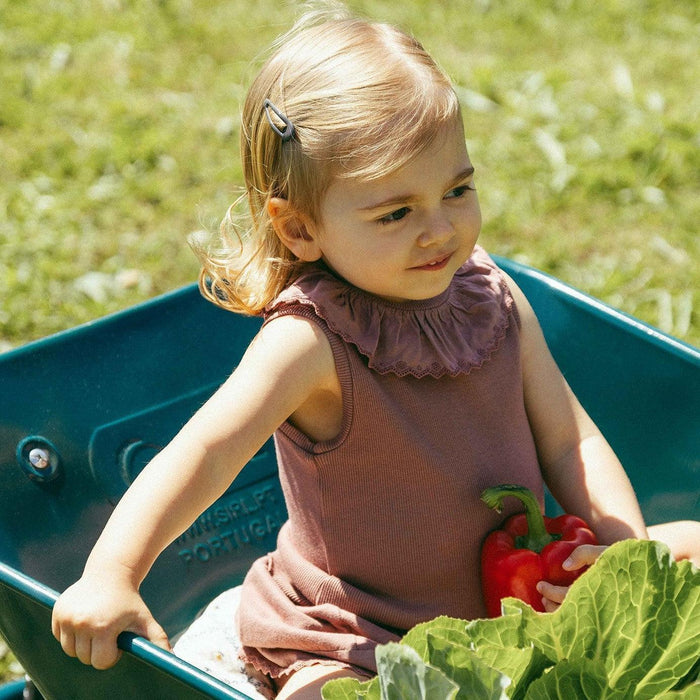 Snug - Organic Ribbed Tank - Terracotta-Tank Tops-3-6M (3M)-Posh Baby