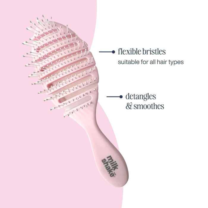 soft touch pink detangler brush