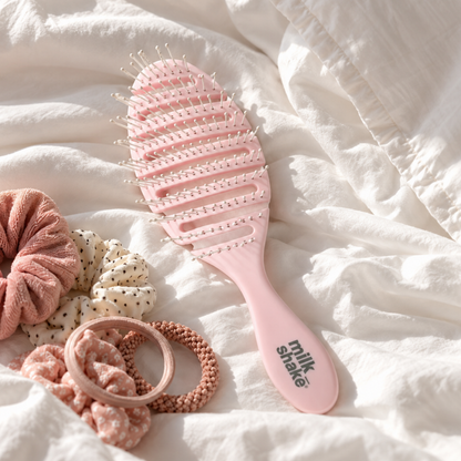 soft touch pink detangler brush