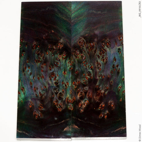 Stabilized wood willow burl panels