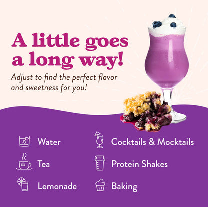 Sugar Free Blueberry Cobbler Syrup - Premium drink mix from Jordan's Skinny Mixes - Just $9.59! Shop now at Pat's Monograms