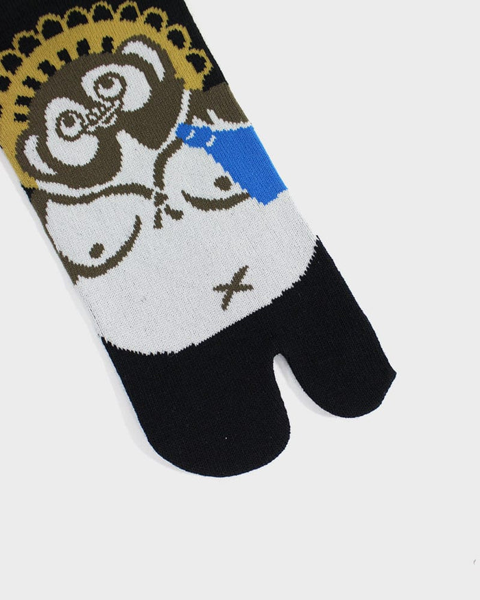 Tabi Socks, Ankle, Sake & Tanuki - M/L