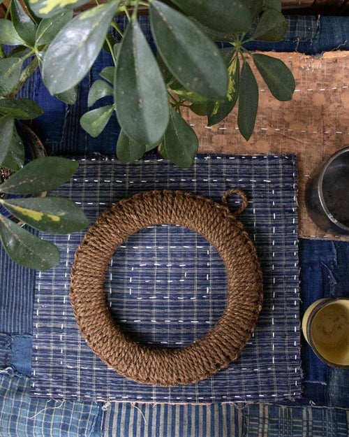 Takada, Hand-Knit Trivet