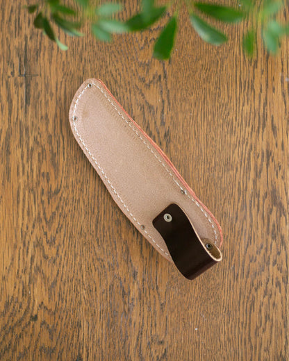 Tanabe Hasami, Scissors (Pruning) Case, Brown Leather