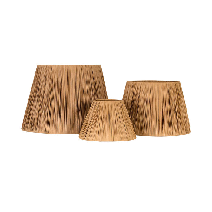 Tapered Raffia Shade 45x31x32cm