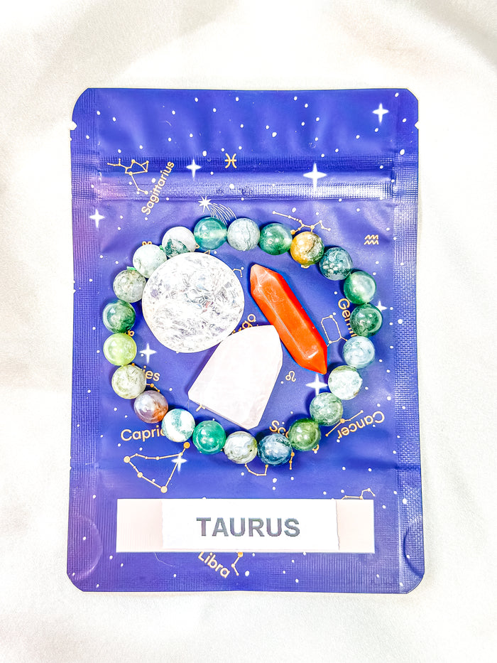 Taurus - Zodiac Crystal Set
