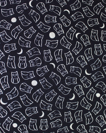 Tenugui, Classic, Komon, Dark Navy Owl