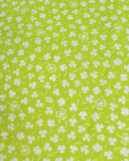 Tenugui, Classic, Komon, Green Clovers