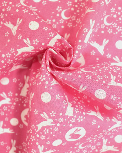 Tenugui, Classic, Komon, Pink Usagi and Moon