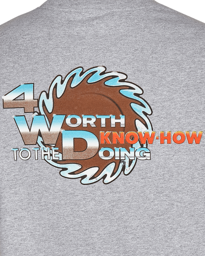 4 Worth Doing The Know-How Heather Gray T-Shirts Shortsleeve 4WDKNOWTEE HEATHER GRAY