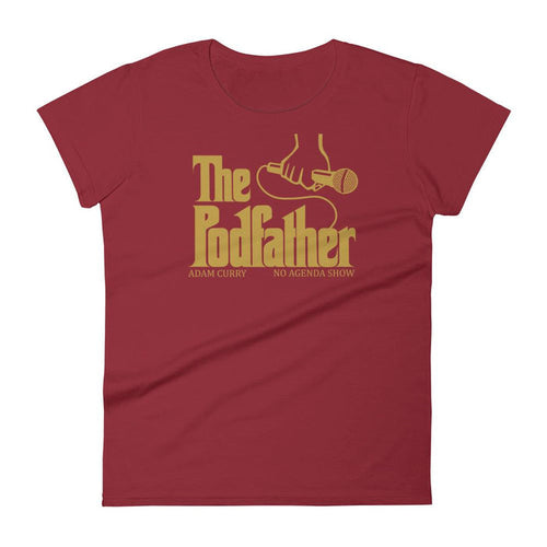 THE PODFATHER ADAM CURRY - womens tee