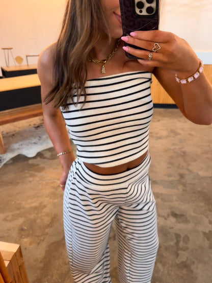 The Sara Striped Set