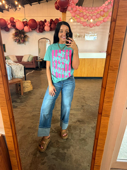 The Signature Wide Leg Denim - Classic Wash