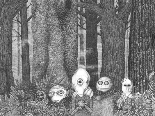 "The Tiny Doctors Who Stay in the Forest" • Archival Print of Artwork by James Greer