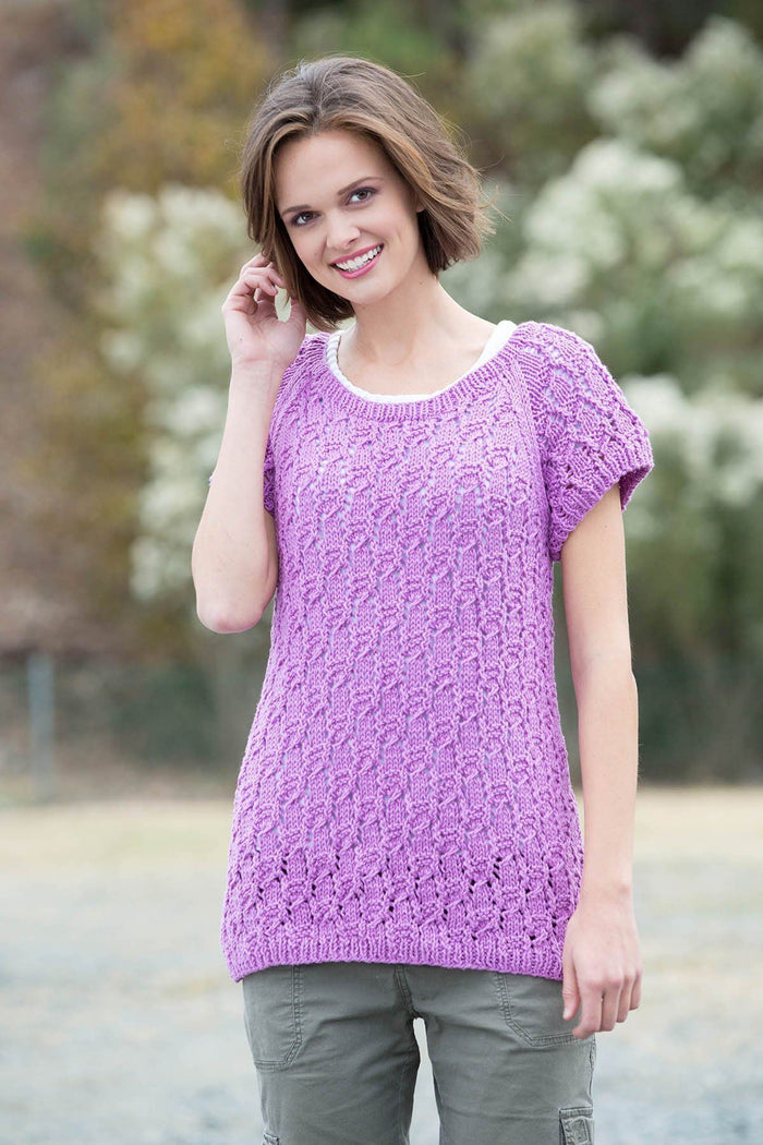 Twisting Tee Pattern Universal Yarn