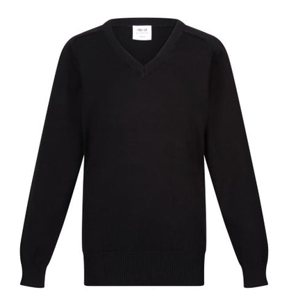 V-neck Cotton Knitted Jumper