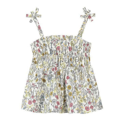 Vignette - Smocked Tank & Bloomer Set - Meadow-Sets-0-3M-Posh Baby