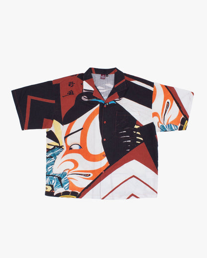 Wa-Modern, Short Sleeve Button Up, Shibaraku