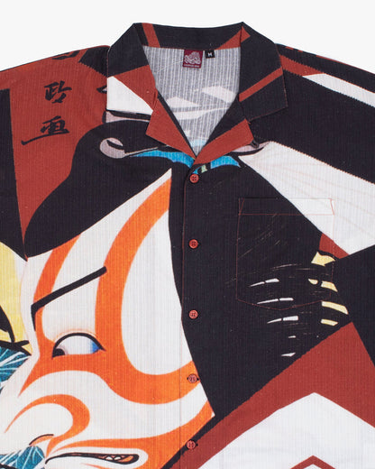 Wa-Modern, Short Sleeve Button Up, Shibaraku