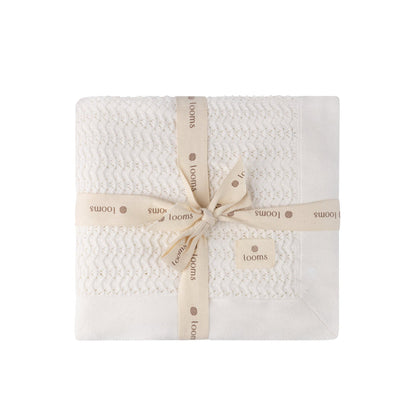 Wave Collection - Knit Pointelle Blanket