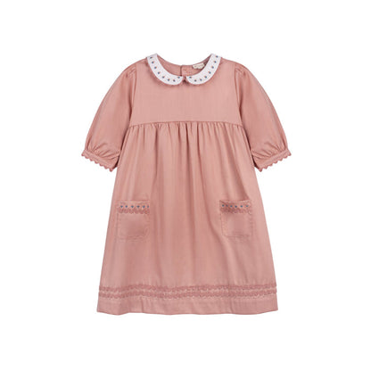 Wave Collection - Tulip Collar 3/4 Dress
