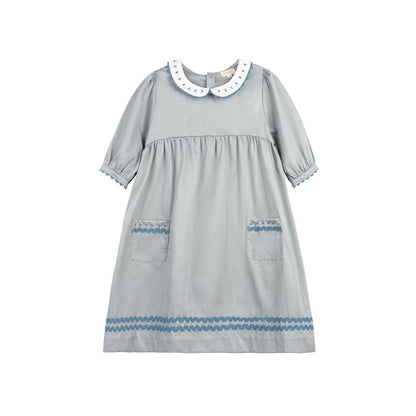 Wave Collection - Tulip Collar 3/4 Dress
