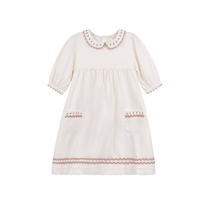 Wave Collection - Tulip Collar 3/4 Dress