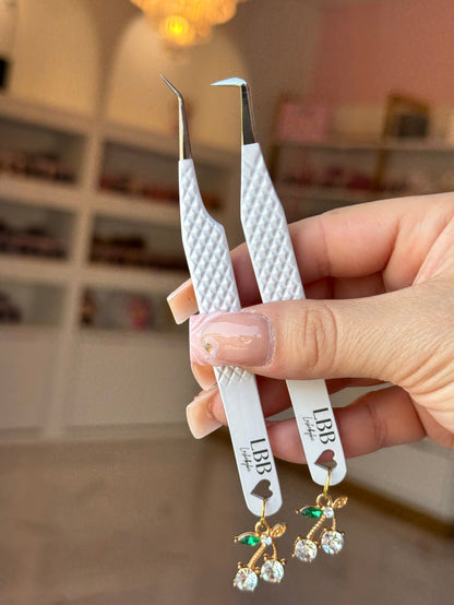 White Cherry Charm tweezer