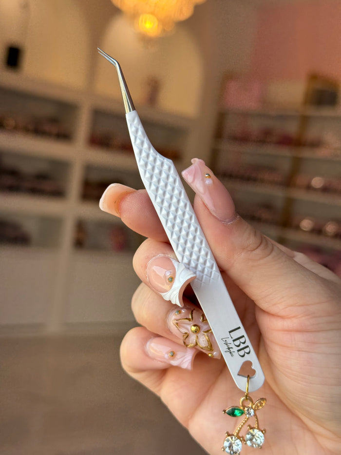 White Cherry Charm tweezer