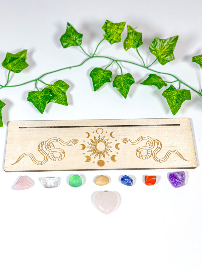 Wooden Tarot Card Stand (S6)