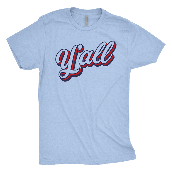 Y’all  Blue T-Shirt