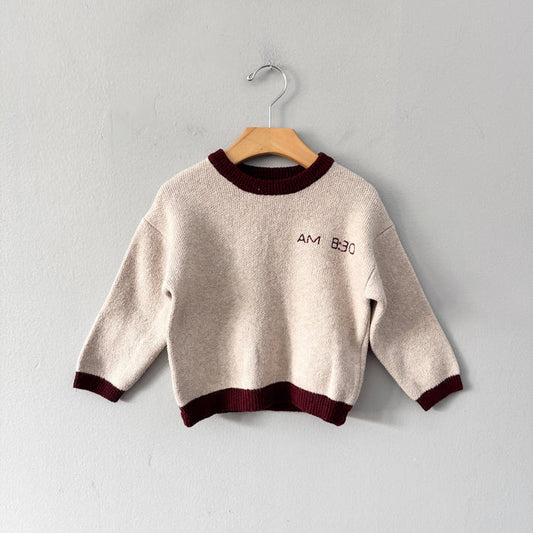 Zara / AM 8:30 knit pullover / 18-24M