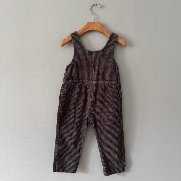 Zara / Brown corduroy overalls / 18-24M