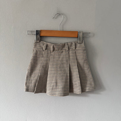 Zara / Checked skort / 6Y