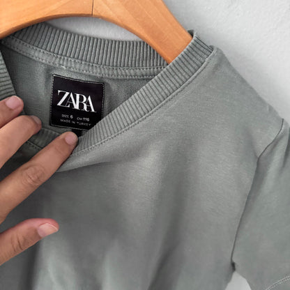 Zara / Khaki dress / 6Y